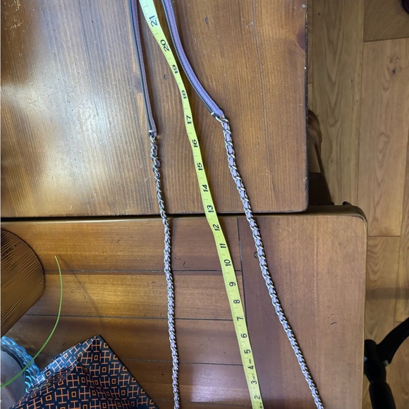 Gorgeous~Tory Burch Patent Chain Wallet W/Wristlet In Lavender NEW No Tags!💜 - Picture 10 of 13